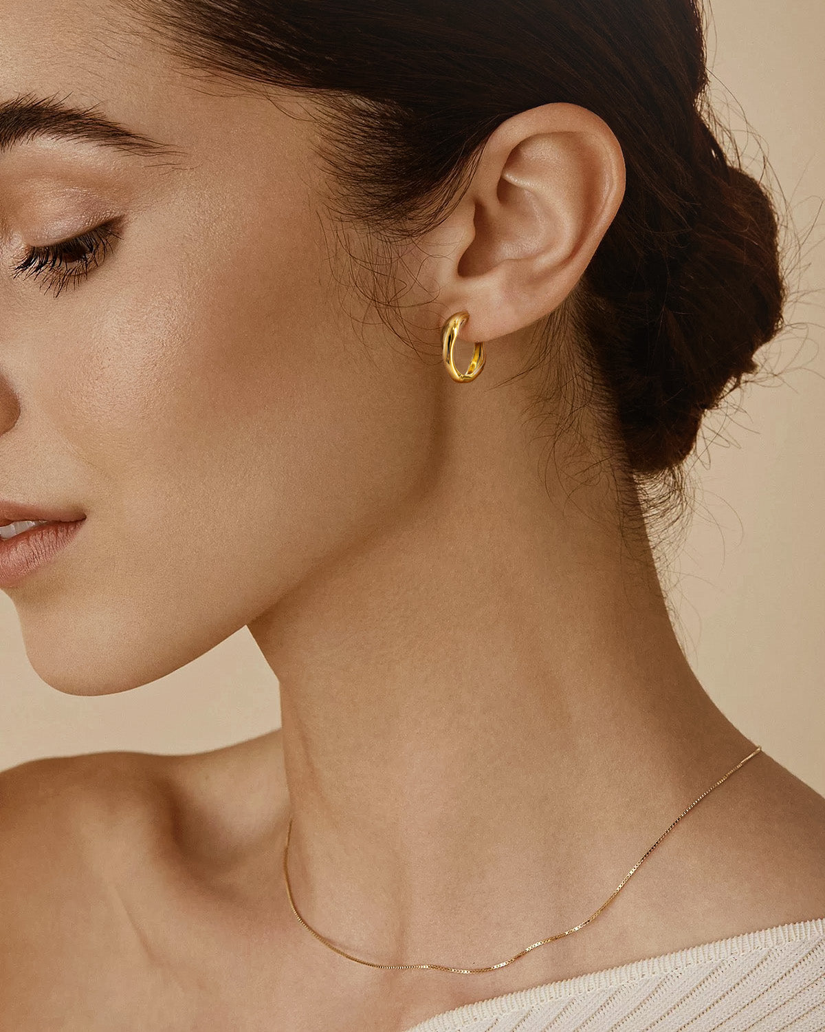 Classic Tunnel Mini Hoop Earrings